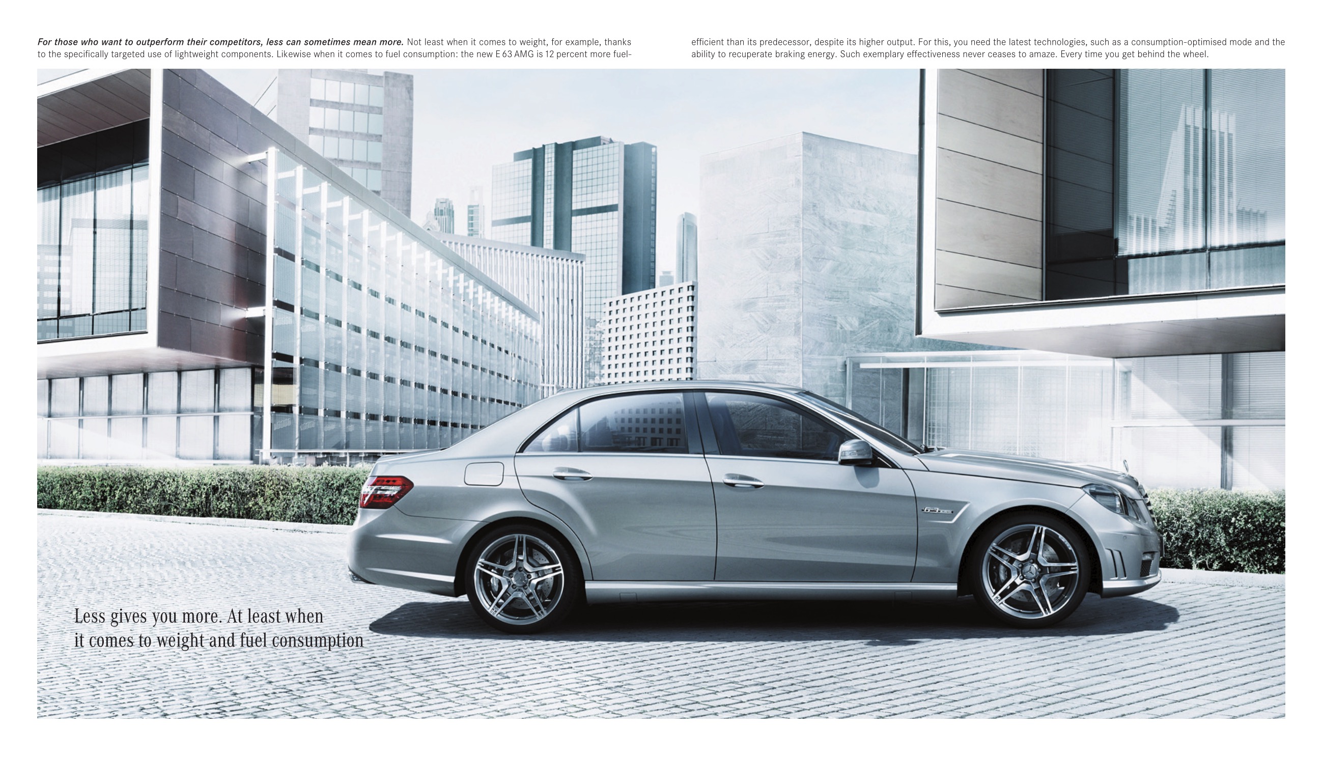 2010 Mercedes-Benz E-Class AMG Brochure Page 3